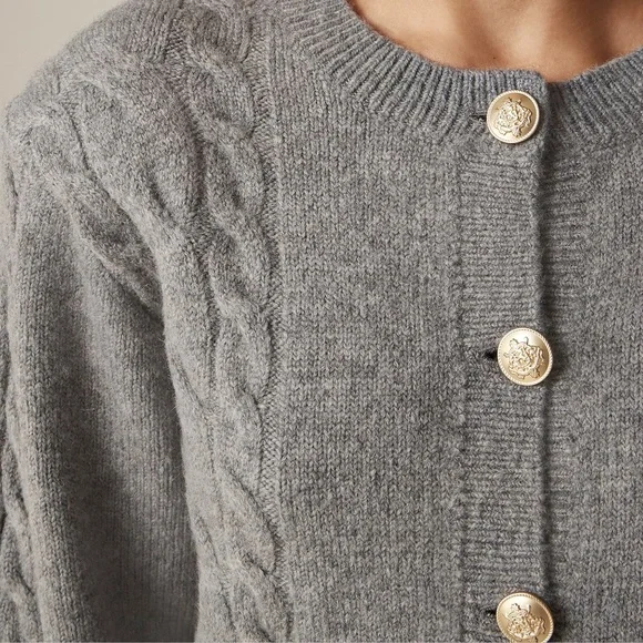 J.Crew Cable-knit Cardigan - Picture 5 of 9